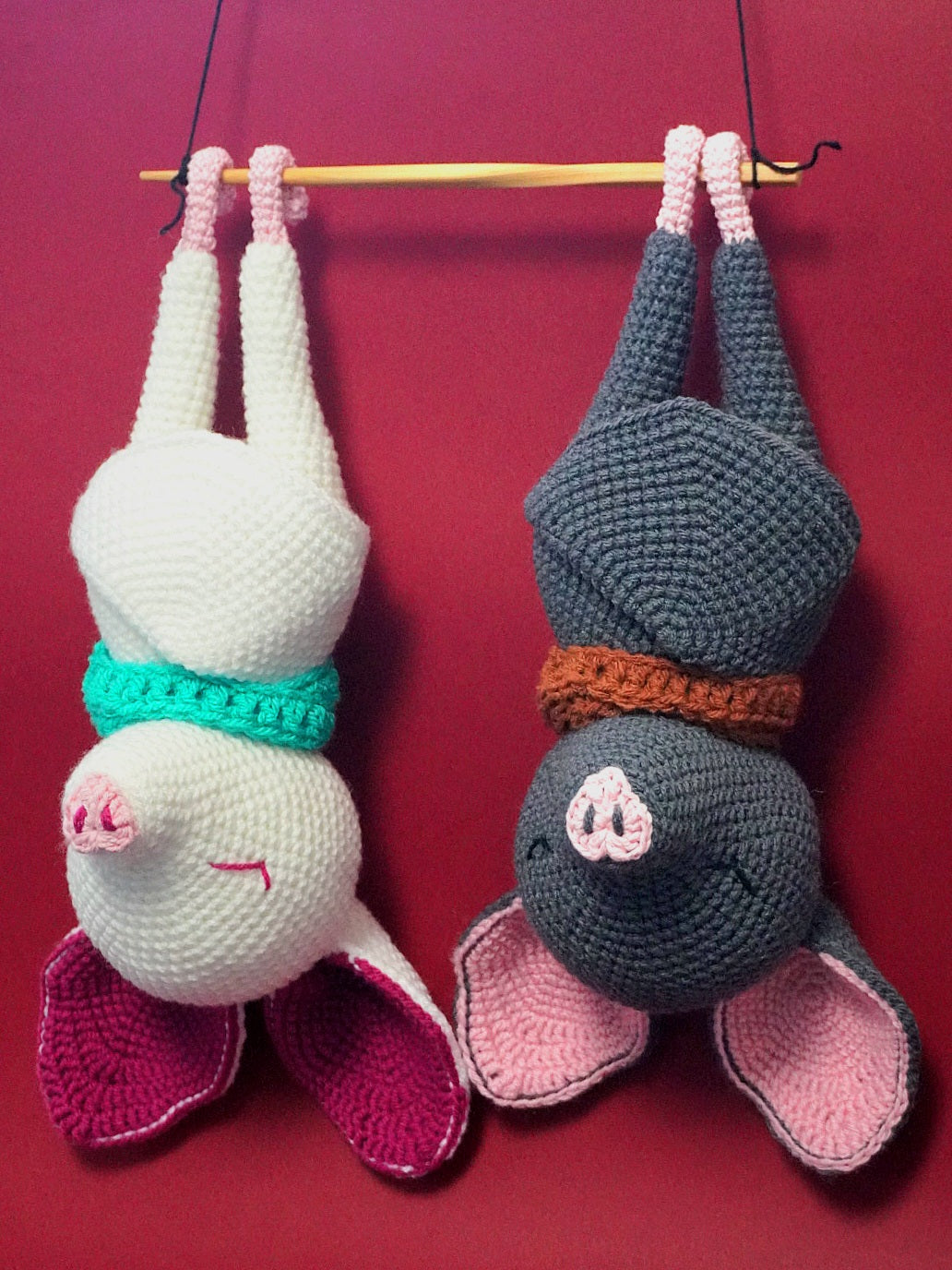 Patatouraf chauve souris endormie