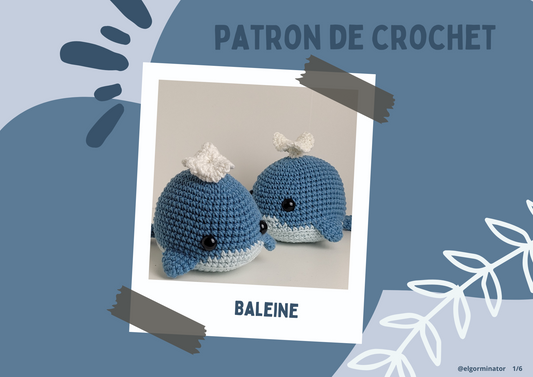 Patron petite baleine